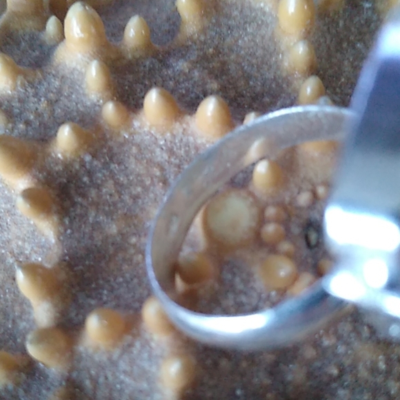 🌟 YELLOW AGATE RING - Picture 5 of 5